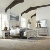 Heartland Queen Panel Bed, Dresser & Mirror, Chest, Night Stand