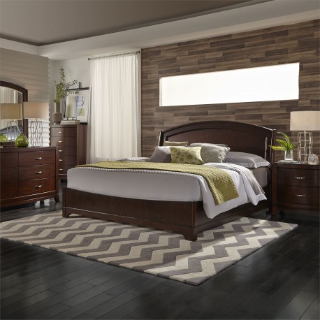 Avalon Panel Bed, Dresser & Mirror, Chest, NS