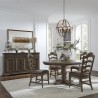 Homestead 5 Piece Pedestal Table Set