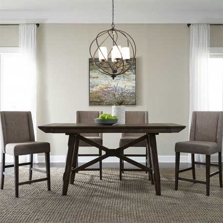 Double Bridge 5 Piece Gathering Table Set