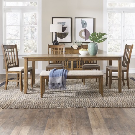 Santa Rosa II 6 Piece Rectangular Table Set