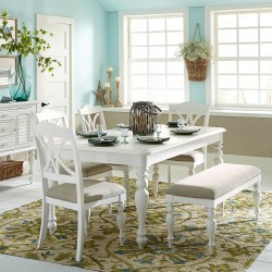 Summer House 6 Piece Rectangular Table Set