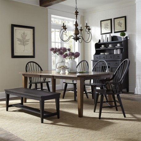 Hearthstone Ridge 6 Piece Rectangular Table Set