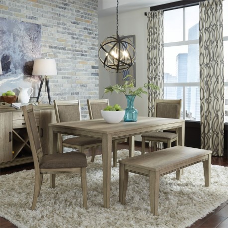 Sun Valley 6 Piece Rectangular Table Set