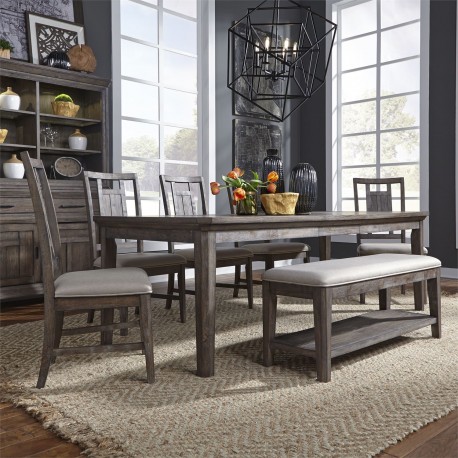 Artisan Prairie 6 Piece Rectangular Table Set
