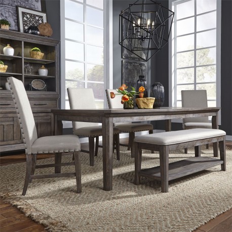 Artisan Prairie 6 Piece Rectangular Table Set