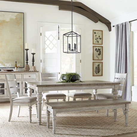 Heartland 6 Piece Rectangular Table Set